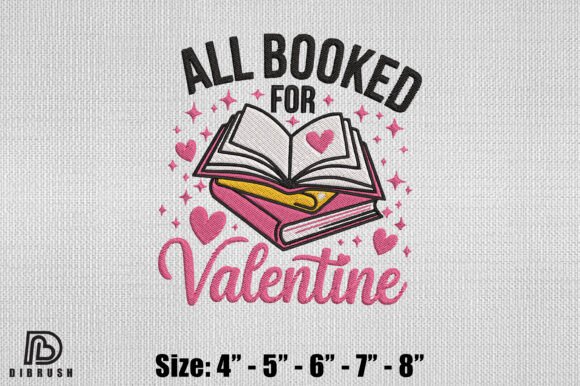 All Booked for Valentine Embroidery Review
