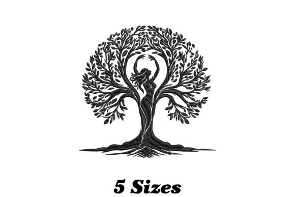 Artistic Woman Tree Embroidery Review