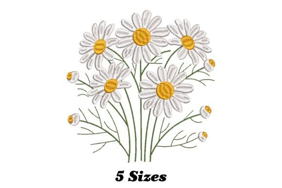 Charming Daisy Flowers Embroidery Review