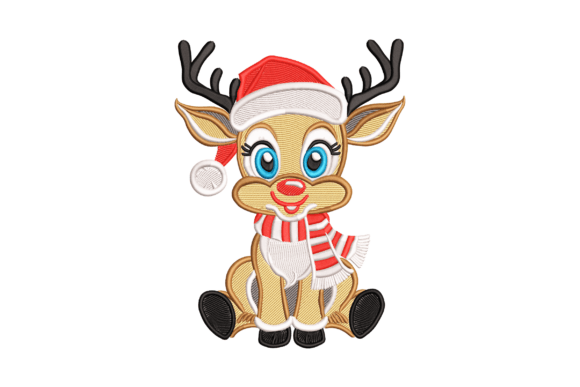 Christmas Baby Reindeer Embroidery Design Review