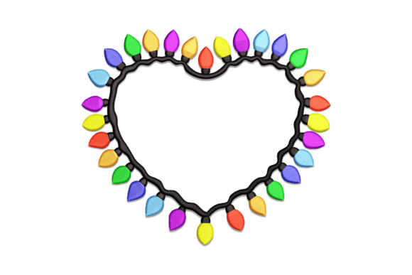 Christmas Lights Heart Embroidery Review