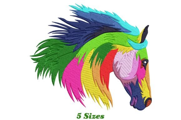 Colorful Horse Head Embroidery Review