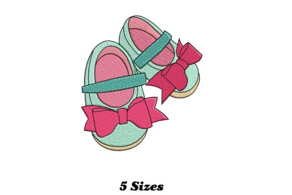 Cute Baby Shoes Embroidery Design Review