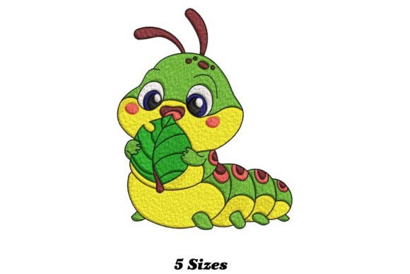 Cute Caterpillar Embroidery Design Review