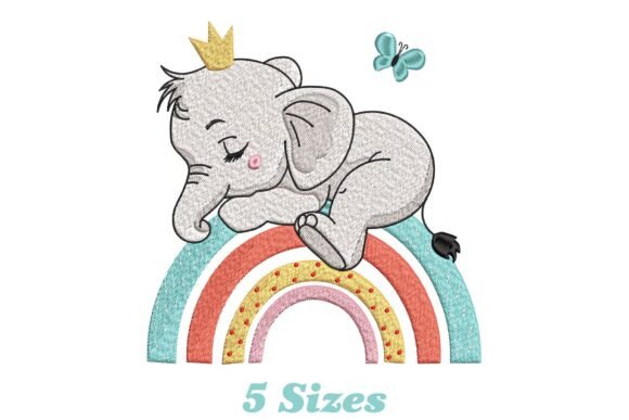 Elephant with Rainbow Embroidery Review