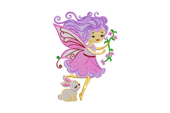 Fairy with Bunny Embroidery Review