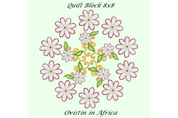 Floral Twerls and Swerls Quilt Blocks Set Review