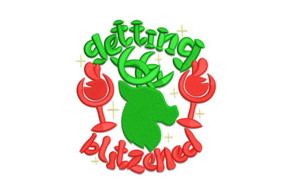 Getting Blitzened Embroidery Review