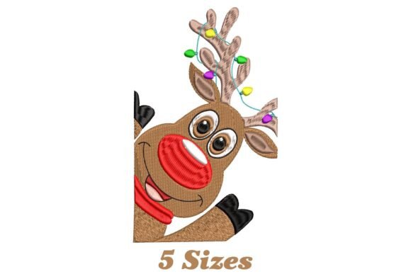 Lighting Reindeer Christmas Embroidery Review
