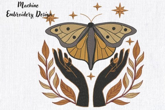 Mystical Moth Embroidery Design Review