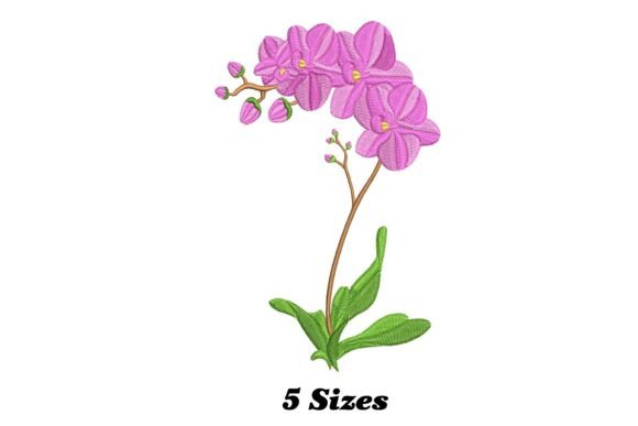 Review of Lovely Orchid Flower Embroidery Design