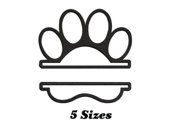 Split Paw Print Review for Seasonal Embroidery
