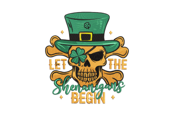 St. Patrick’s Day Skull Embroidery Review