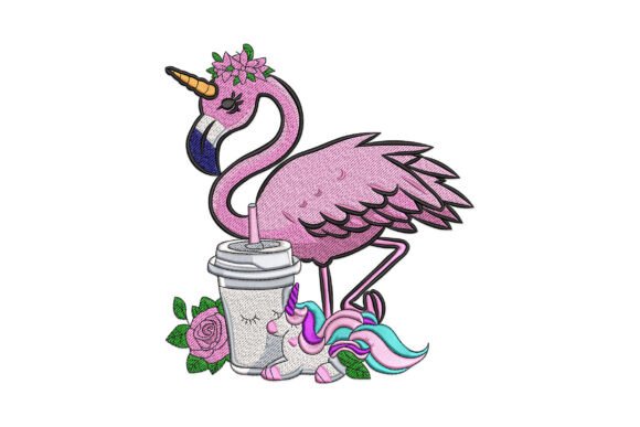 Unicorn Flamingo Fantasy Embroidery Review