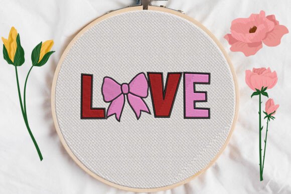 Valentine Bow Love Embroidery Review