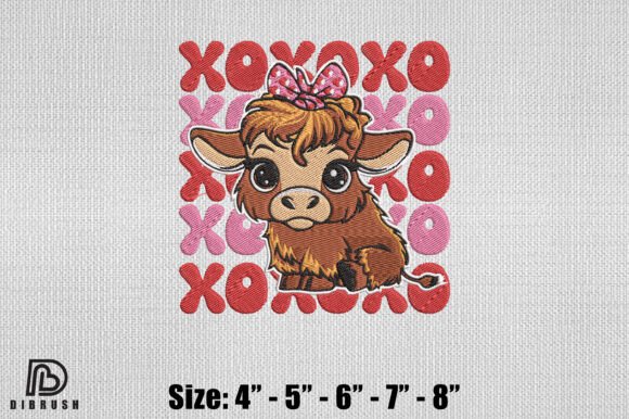 Xoxo Valentine Cow Embroidery Design Review